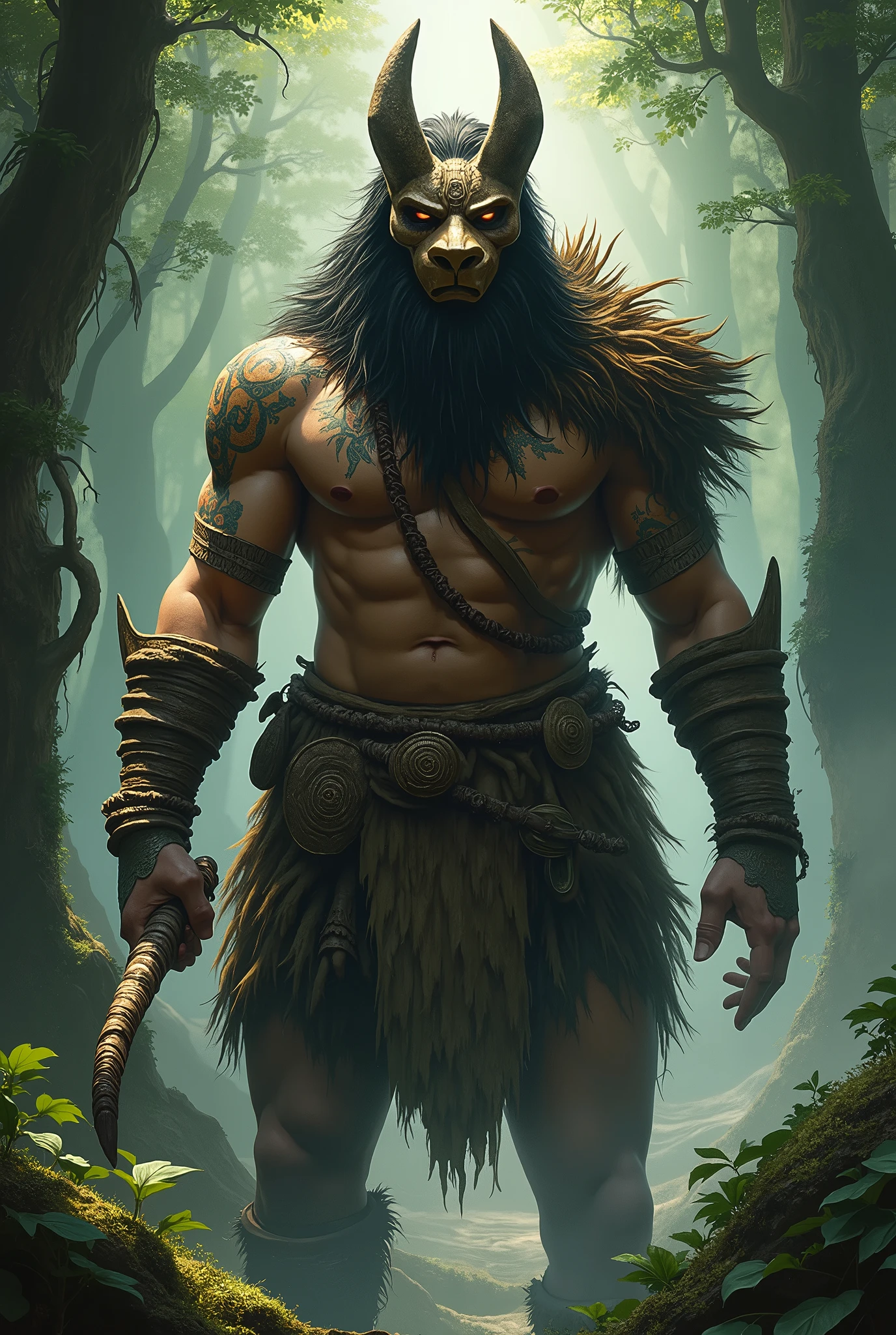 Please create a strong character from Princess Mononoke