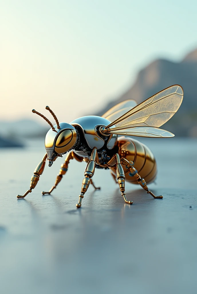 Bee robotic logo