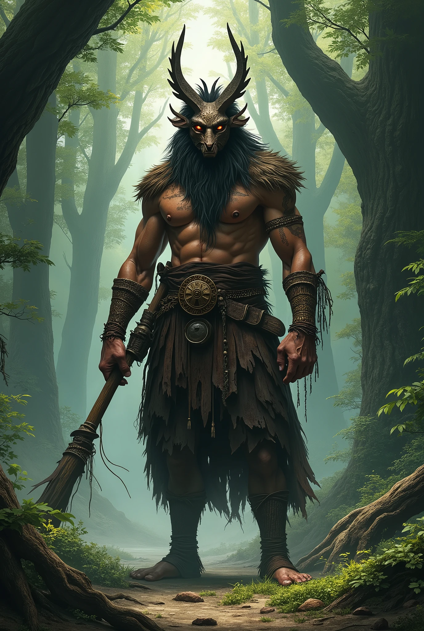 Please create a strong character from Princess Mononoke