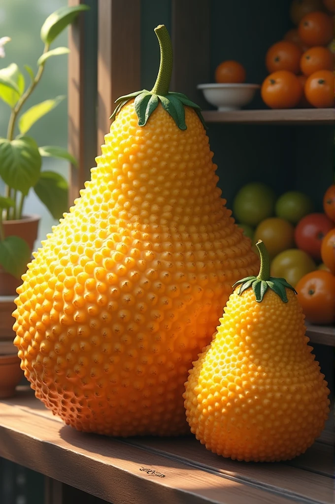 A large pilfrut in a bag and next to it a small pilfrut is on sale, you get a large pilfrut and a small one as a gift