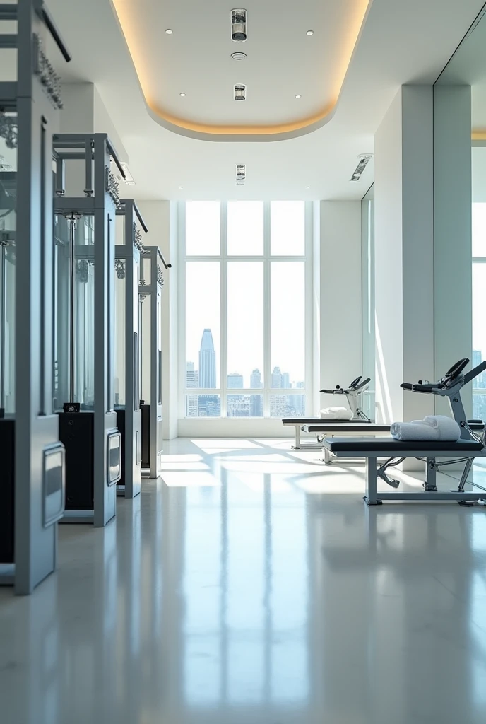 Scenery of an empty fitness gym、Ultra HD
