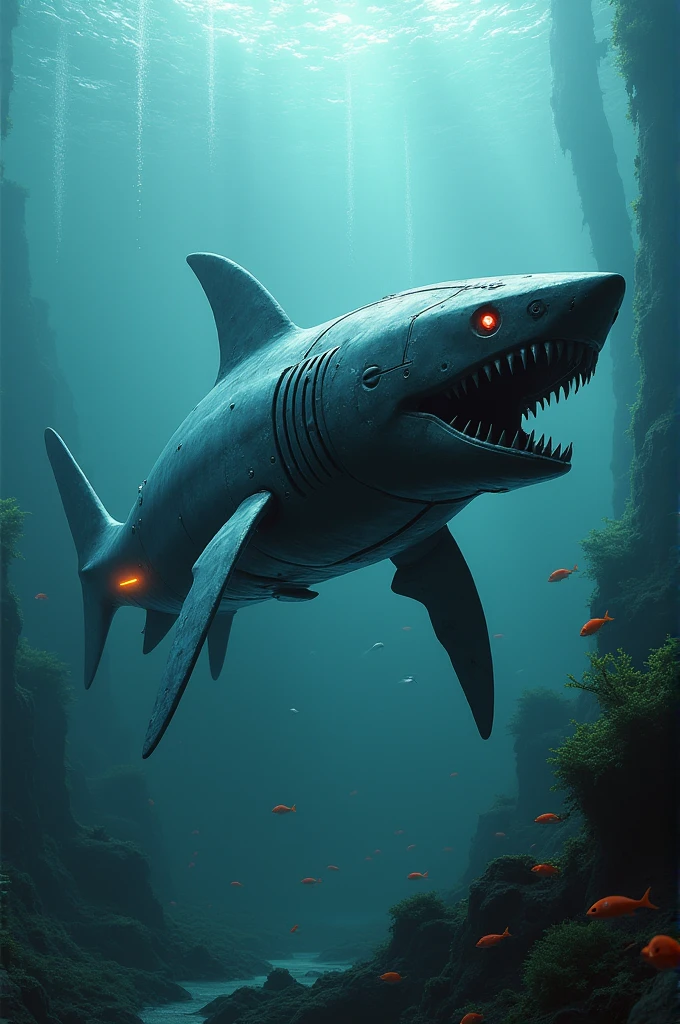 A robotic shark