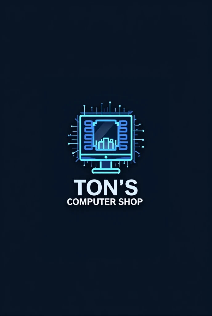 Creat a logo for Ton's Computer shop
I want to change the background to computer