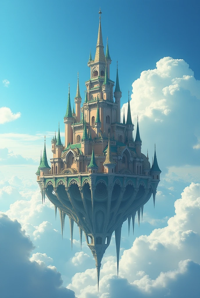 Please build a castle like Laputa's Castle in the Sky