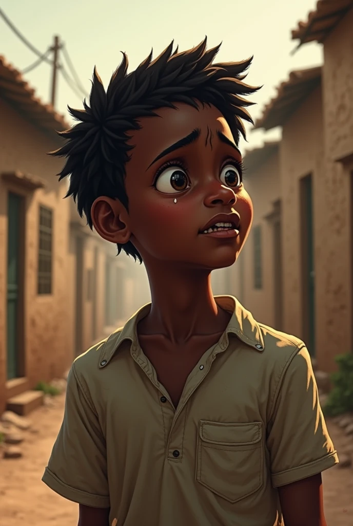 Somali boy with broken love for girl