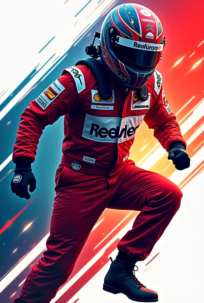 David coultard in a football logo