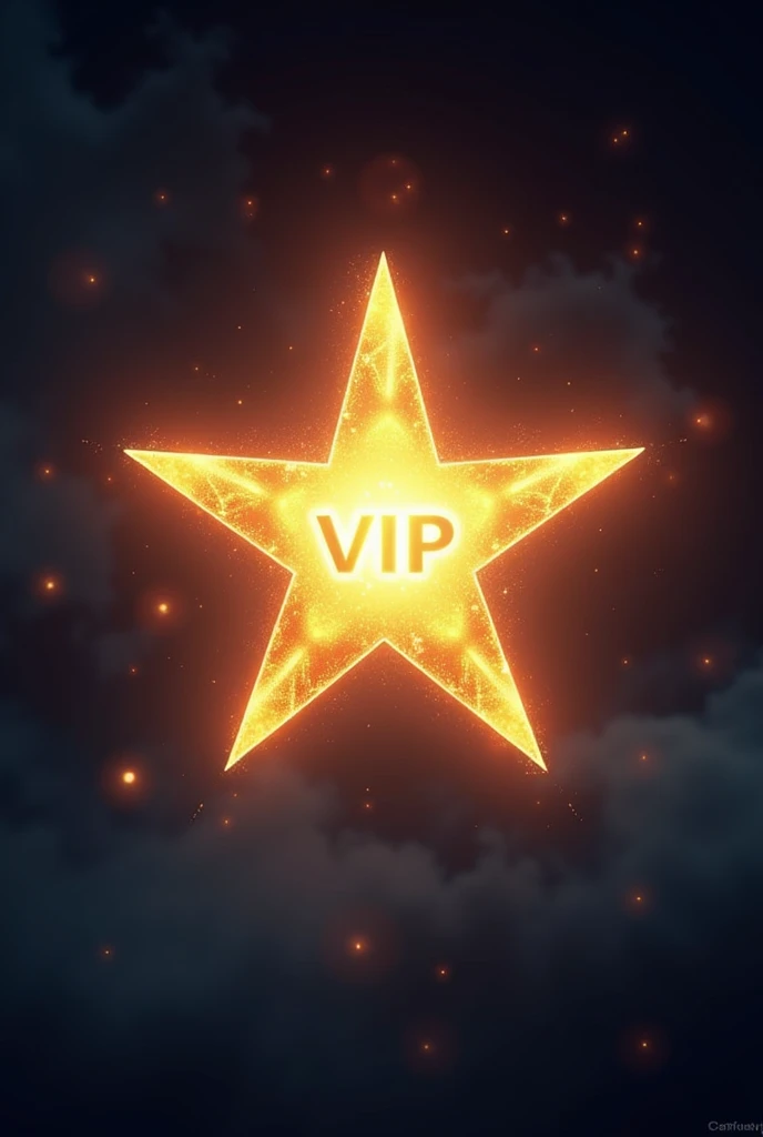 A bright star, with the name CHAPA, and the VIP subtitle in the middle of the star