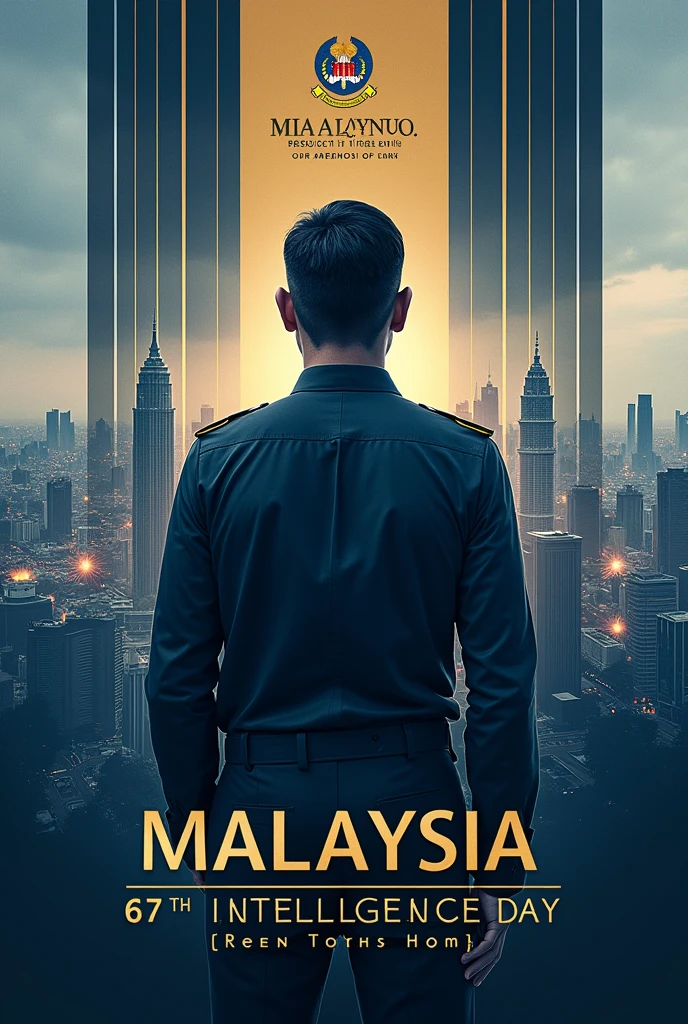 A poster for Malaysia's 67th intelligence day