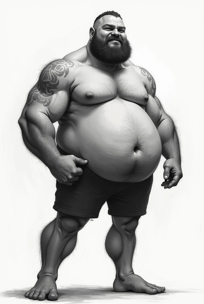 Draw a man big dick