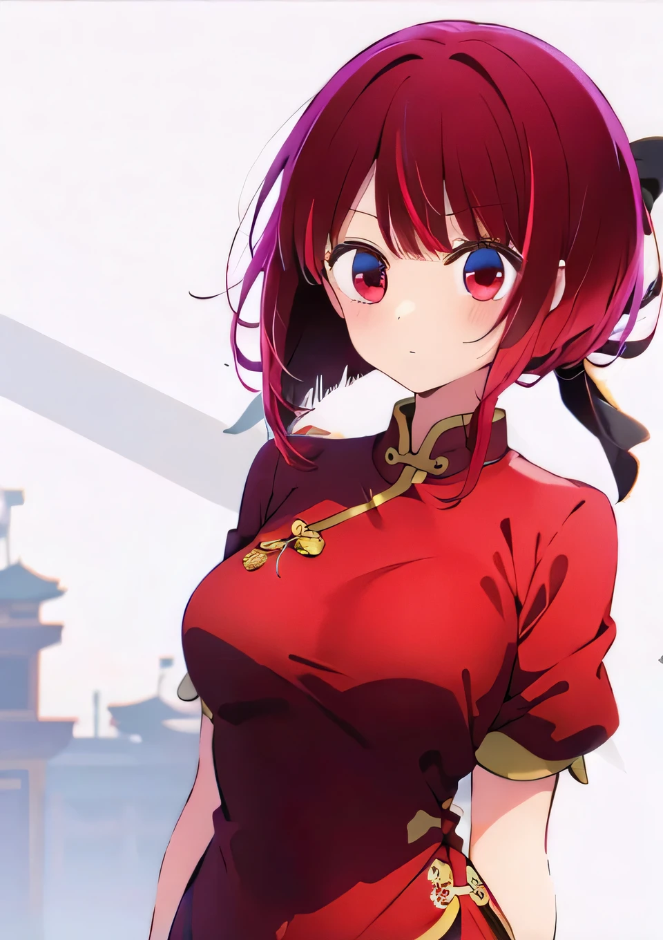 China dress　tits