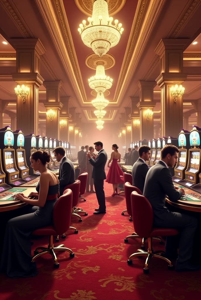 Create a realistic casino image