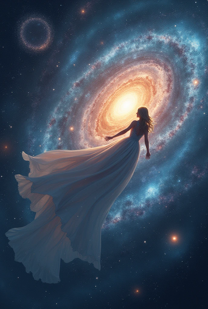 The Andromeda Galaxy named CHAPA, and the VIP subtitle in the middle of the star 