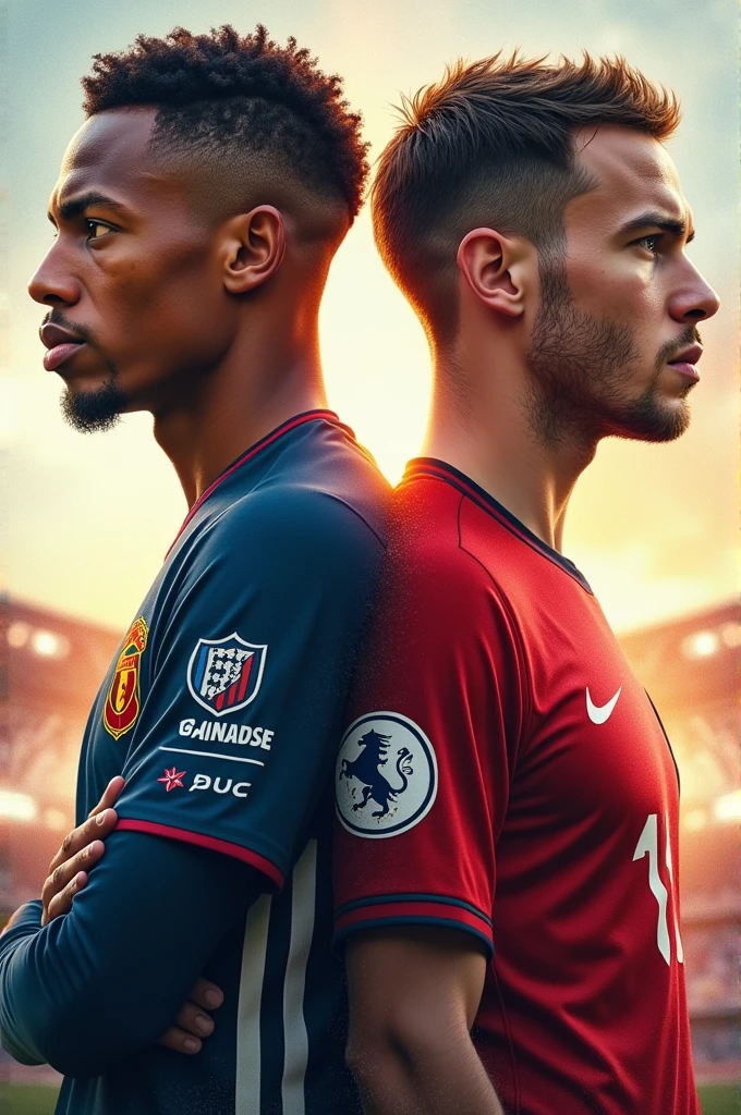 Face mbappe with edén hazard
