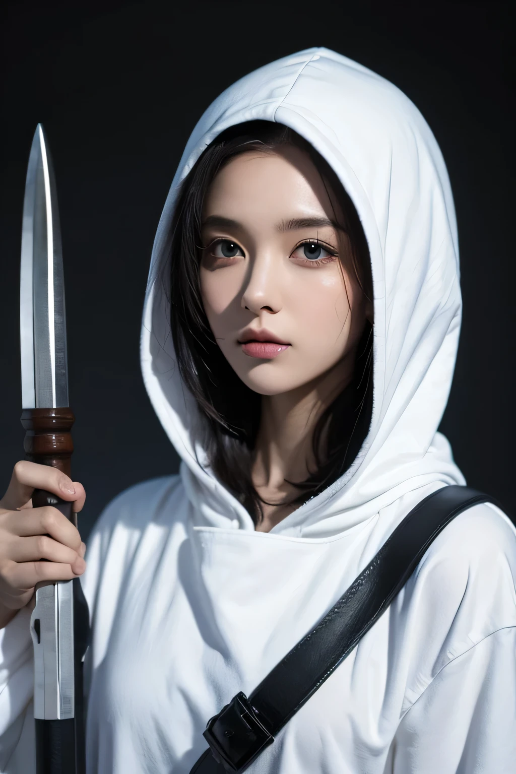 RPG rogue, hooded with midle east thematic and pale skin