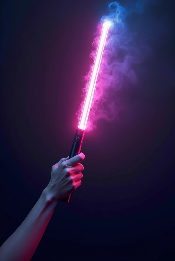 Give a full look design of a fans lightstick 