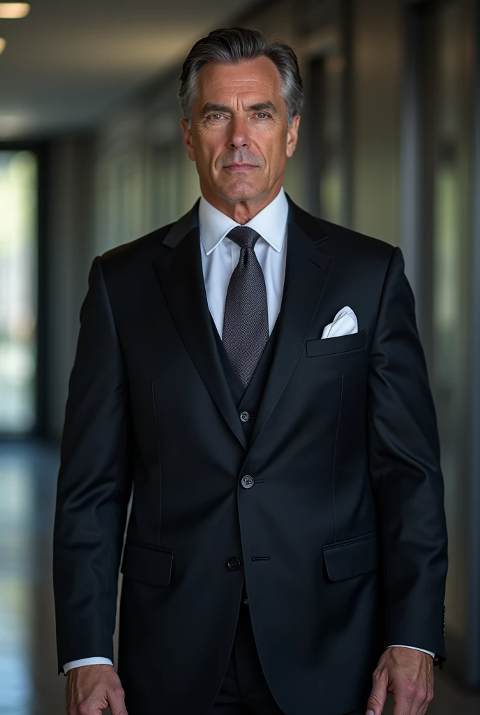 A American man in suit