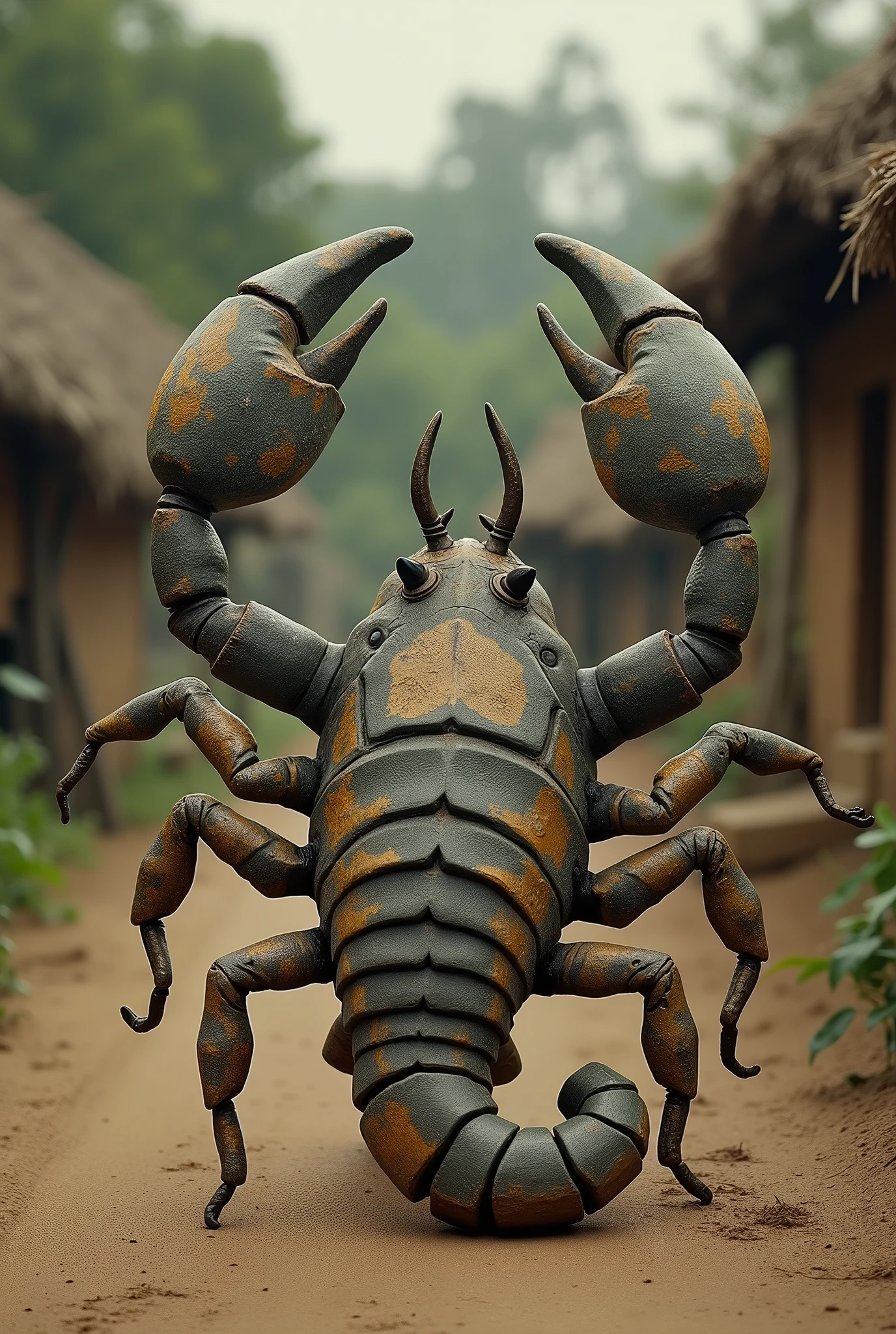 Scorpio old generation in village life and Samsung old phone 