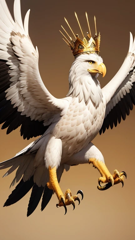 Griffin,The front legs and head are of an eagle, and the body and hind legs of a lion,Wearing a crown
