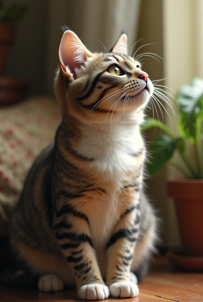 Extremely realistic anthropomorphized cute and sexy cats 。Types、American Shorthair