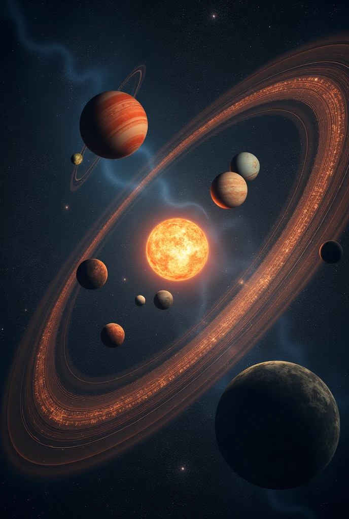 A system other than the solar system, with 8 planets with the vip title