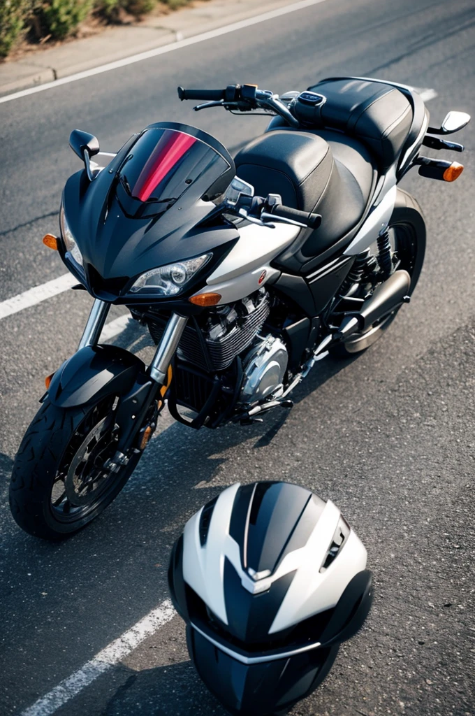 High-quality pictures of a motorcycle--v5