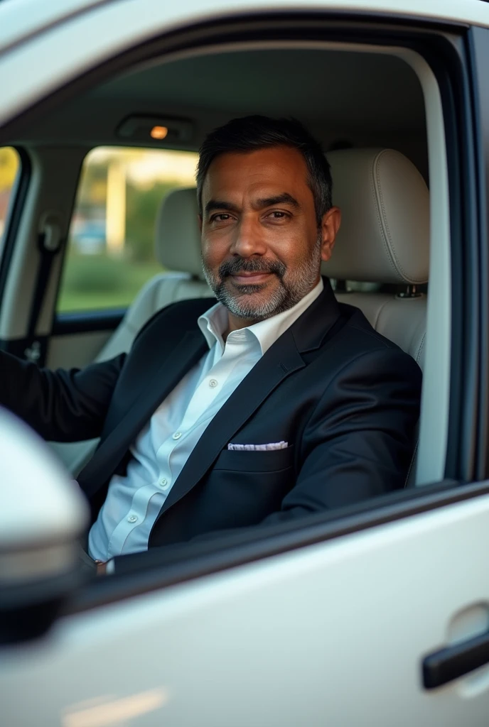 er Yadav Nagra in a white fortuner