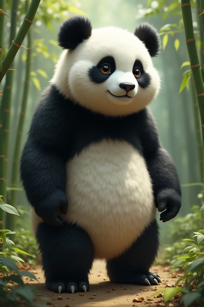 Make a genetic fusion of a panda and a human