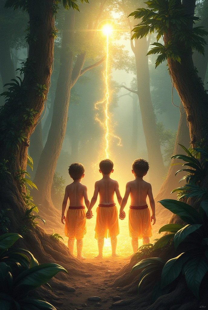 Scene 2: The Birth of the Three Heroes
Alunsina gives birth to three sons: Labaw Donggon, Humadapnon, and Dumalapdap. Each child is blessed by the gods with immense strength, wisdom, and bravery, destined for heroic deeds.