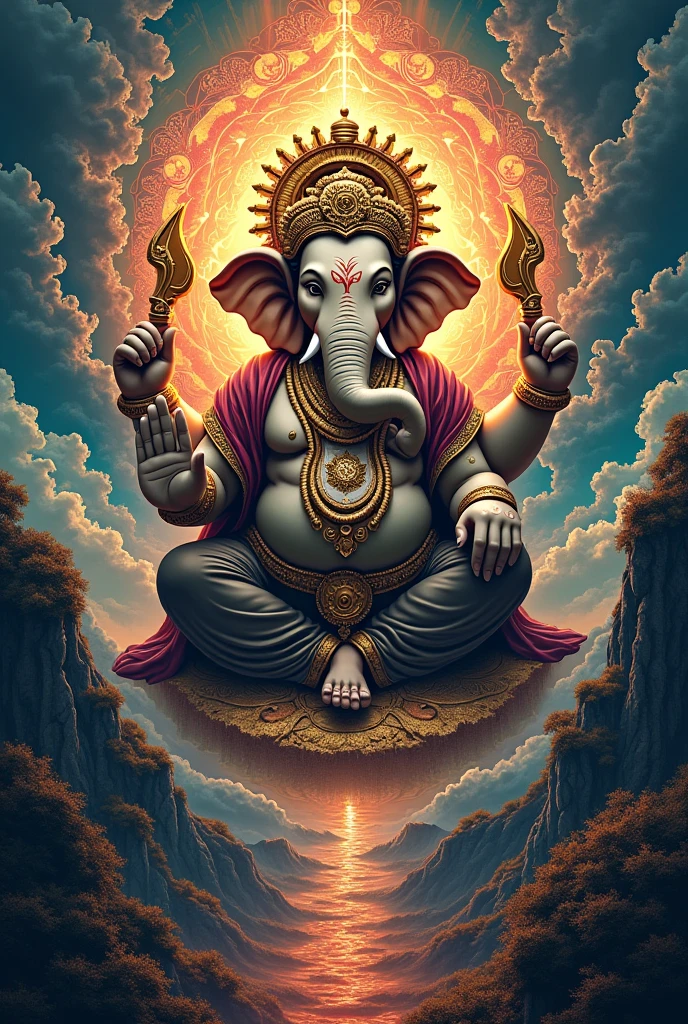 Ganesh picture with letters EPIC