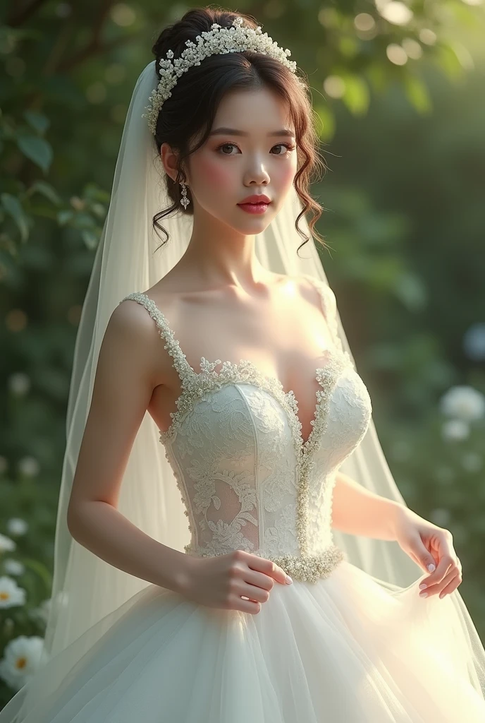 bride going to get men