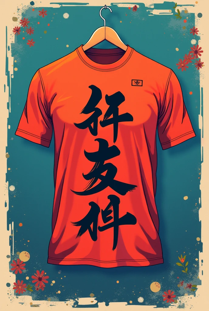 Shirt design with UNDAGI writing