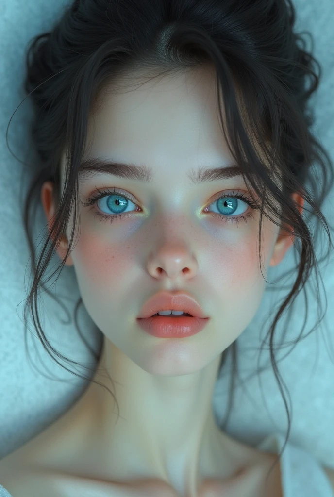 White blue eyes 18 yers