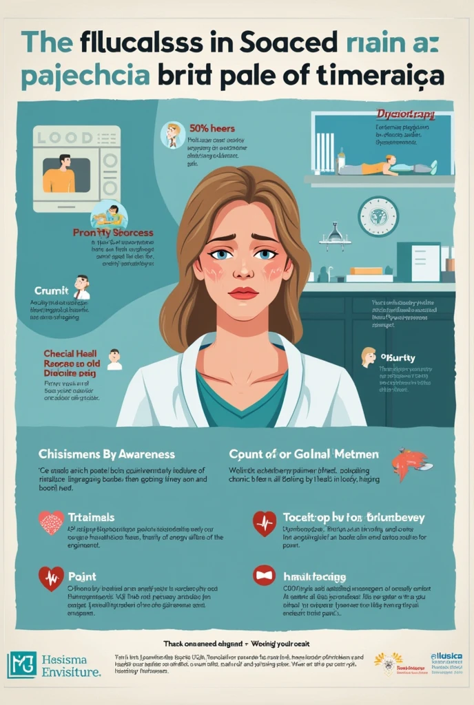 Topic: chronic pain in cancer with awareness and treatment in physiotherapy

Make a poster for this topic, it should be clear. 

