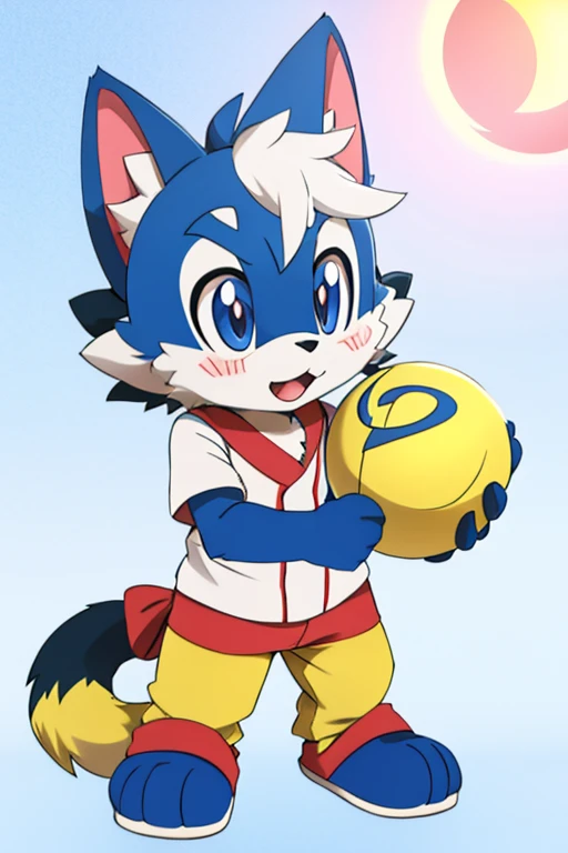 Furry male senior cat alola pokemon sun and moon fursuit mascot baseball style 