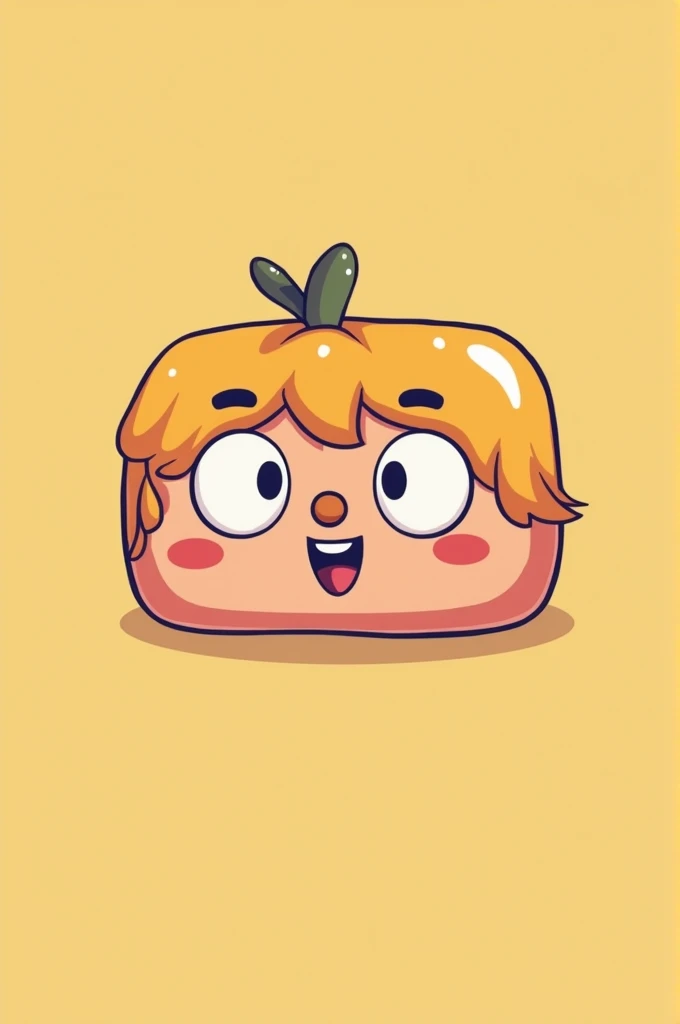 Create a logo for yt cartoon chanel - with a small cartoon face seeking in left side