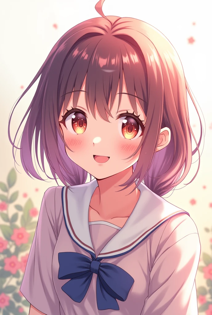 (Highest quality, masterpiece:1.2), (alone:1.2), anime, anime screencap, anime coloring, Bright colors, Particles of light, View your viewers, smile, (White Background, Simple Background, Gray background:1.3),
Sayaka Murano, Low twin tails, Happy,