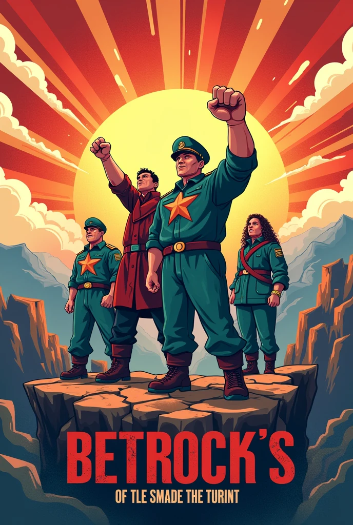 Cartoon
Poster on texes bedrock of a strong nation
With writing