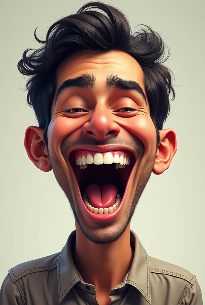 laughing loudly dhruv rathee with his original face and have a title that Exposed dhruv rathee always a lier thumbnail for youtube