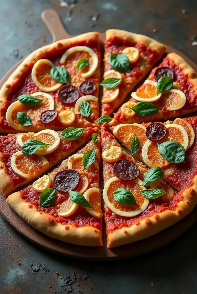 "Imagine the Colosseum as a circular pizza with tiers of delicious toppings, from savory meats to fresh vegetables, baked to perfection with a crispy crust that mimics the ancient stone structure."