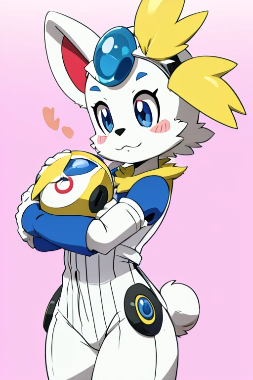 Furry female head teapot robot alola pokemon sun and moon fursuit mascot baseball style