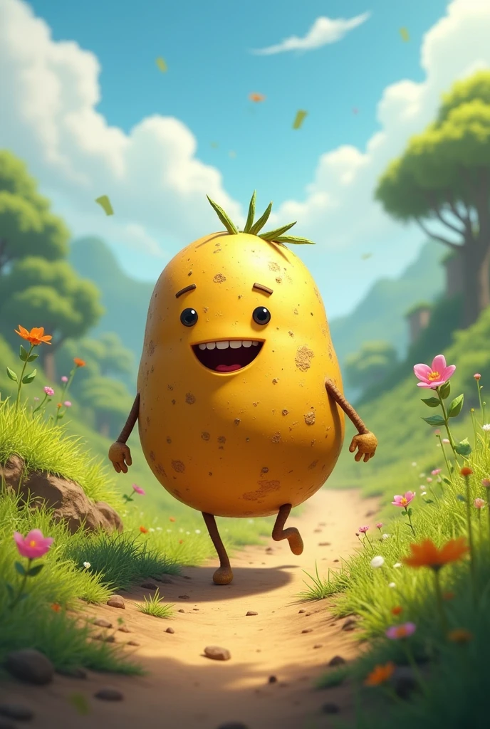 Potato that travels