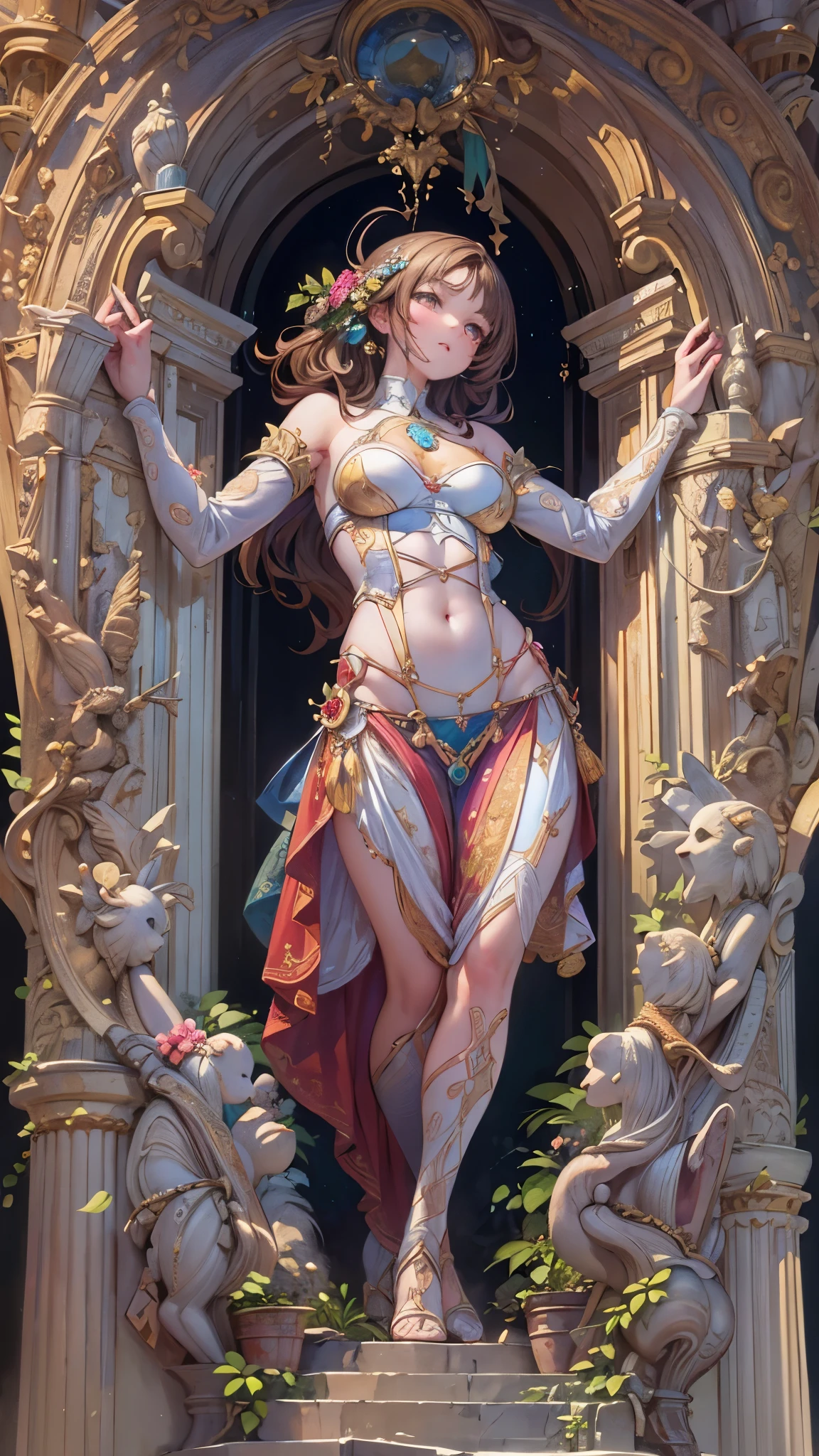 ((Highest quality)),(Ultra-high resolution),(Super detailed),(Detailed Description),((The best CG)),(masterpiece),Highly detailed art,(Art with precise detail:1.5),