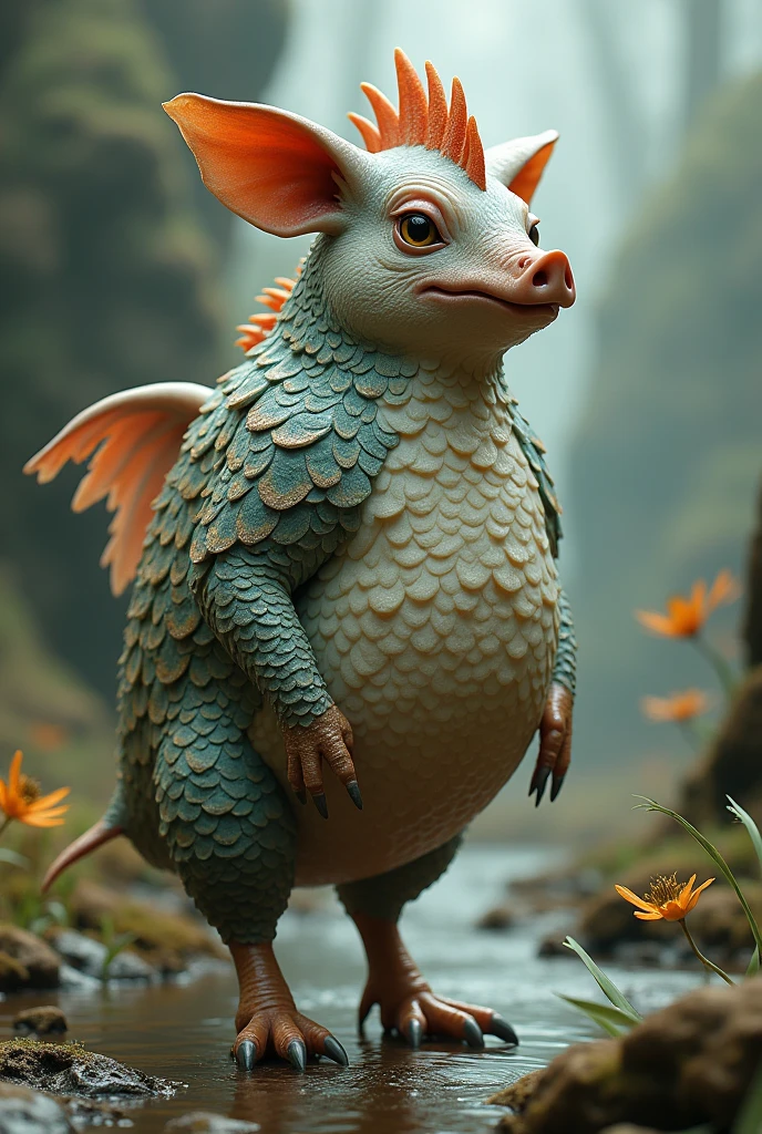 Gecko mutated with pig