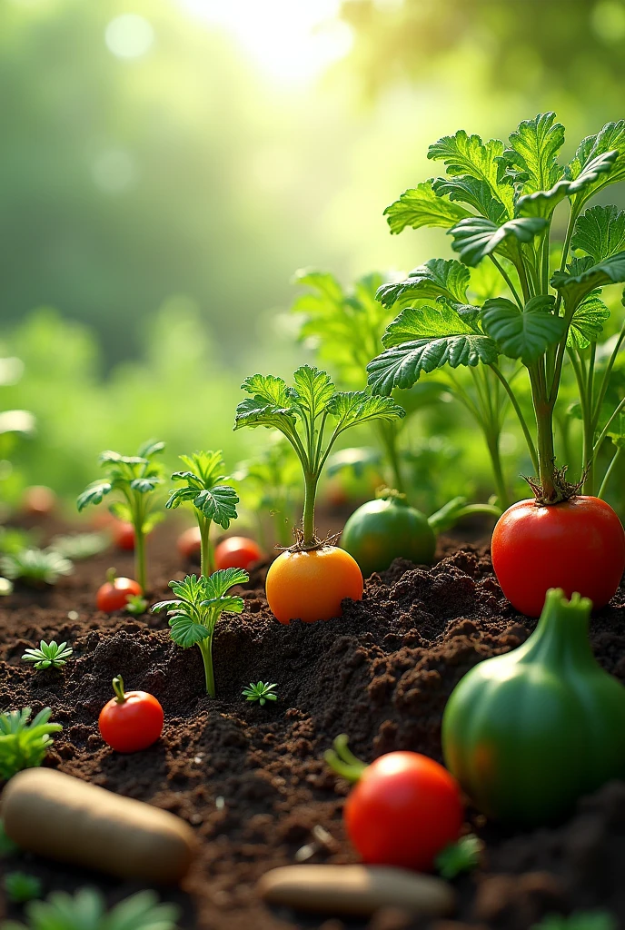 The origin of vegetables from their beginning to their end