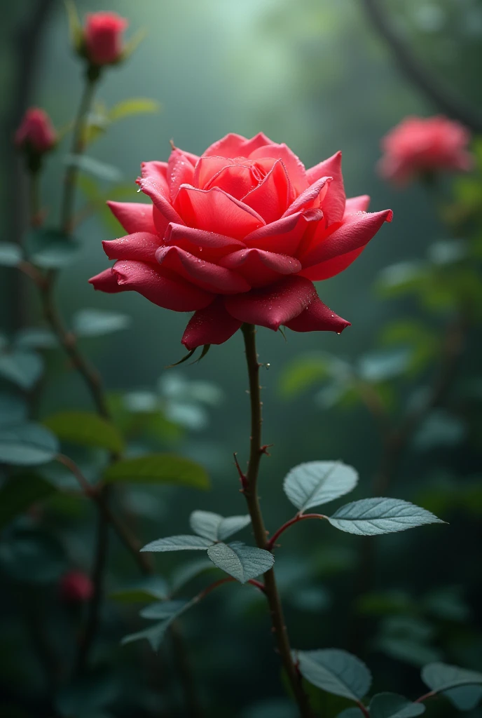 Rose and guard