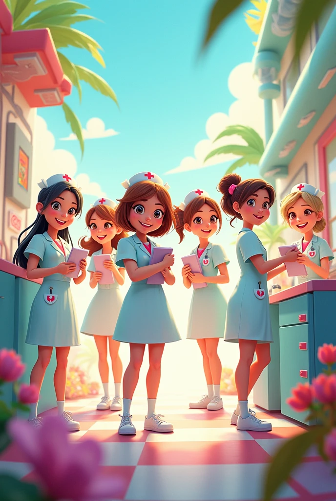 6 Animated Nurses