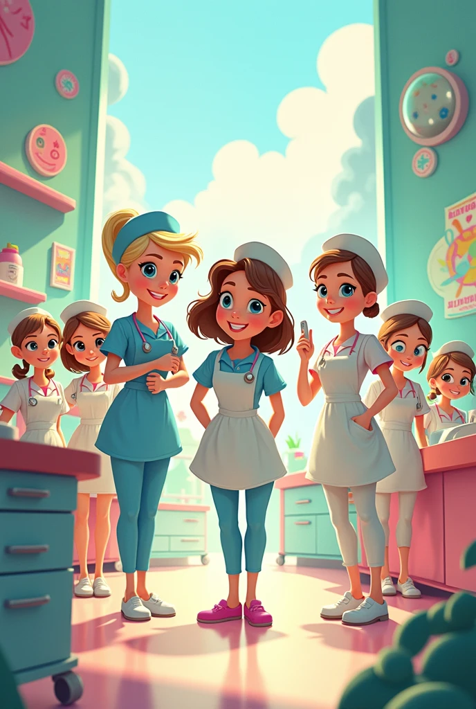 6 Animated Nurses