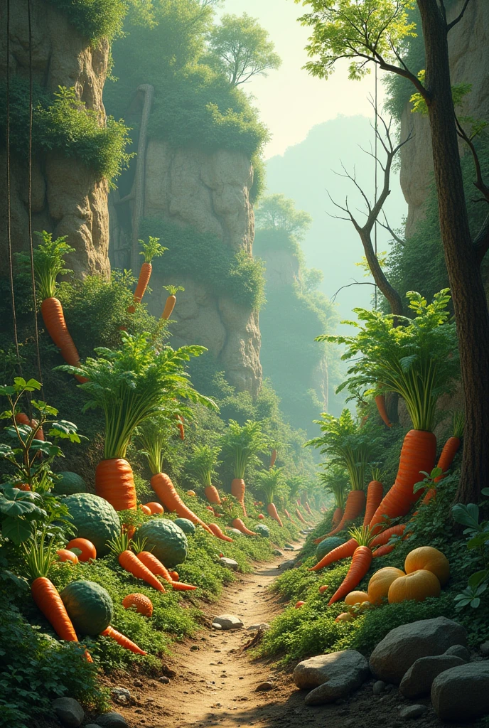 The origin of vegetables from their beginning to their end as the first plant life