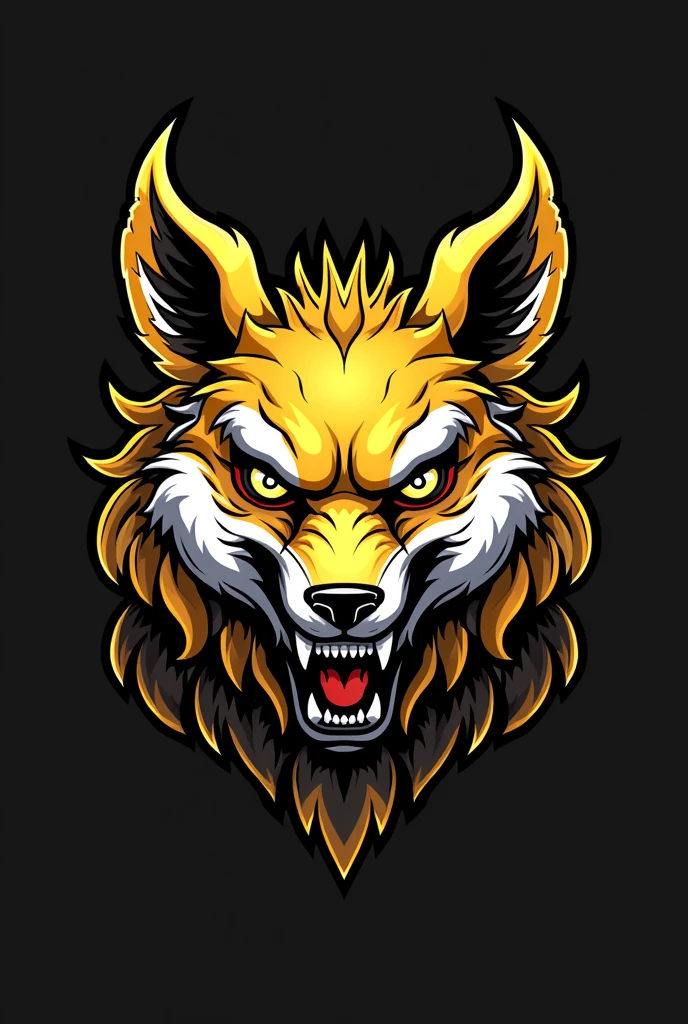 Design a logo for 'Baskara', a basketball team, that merges modern design with classic motifs. Include a prominent representation of Gatotkaca/Werkudara from wayang, utilizing white and yellow tones to highlight the blend of old and new."