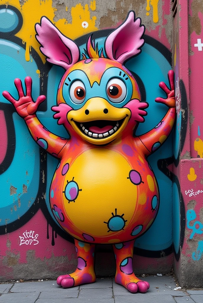 Make a graffiti written pipira